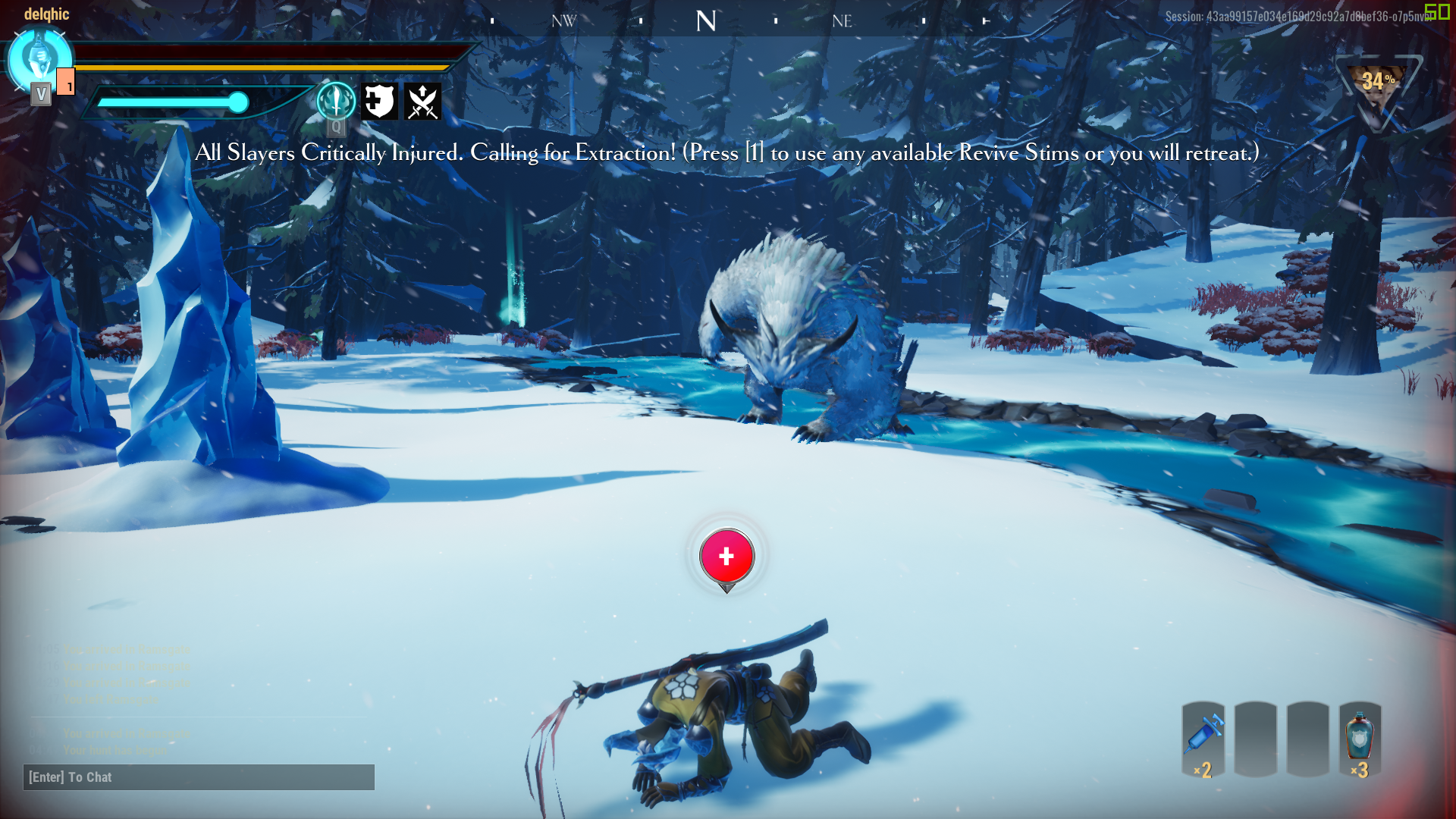 Dauntless self revives