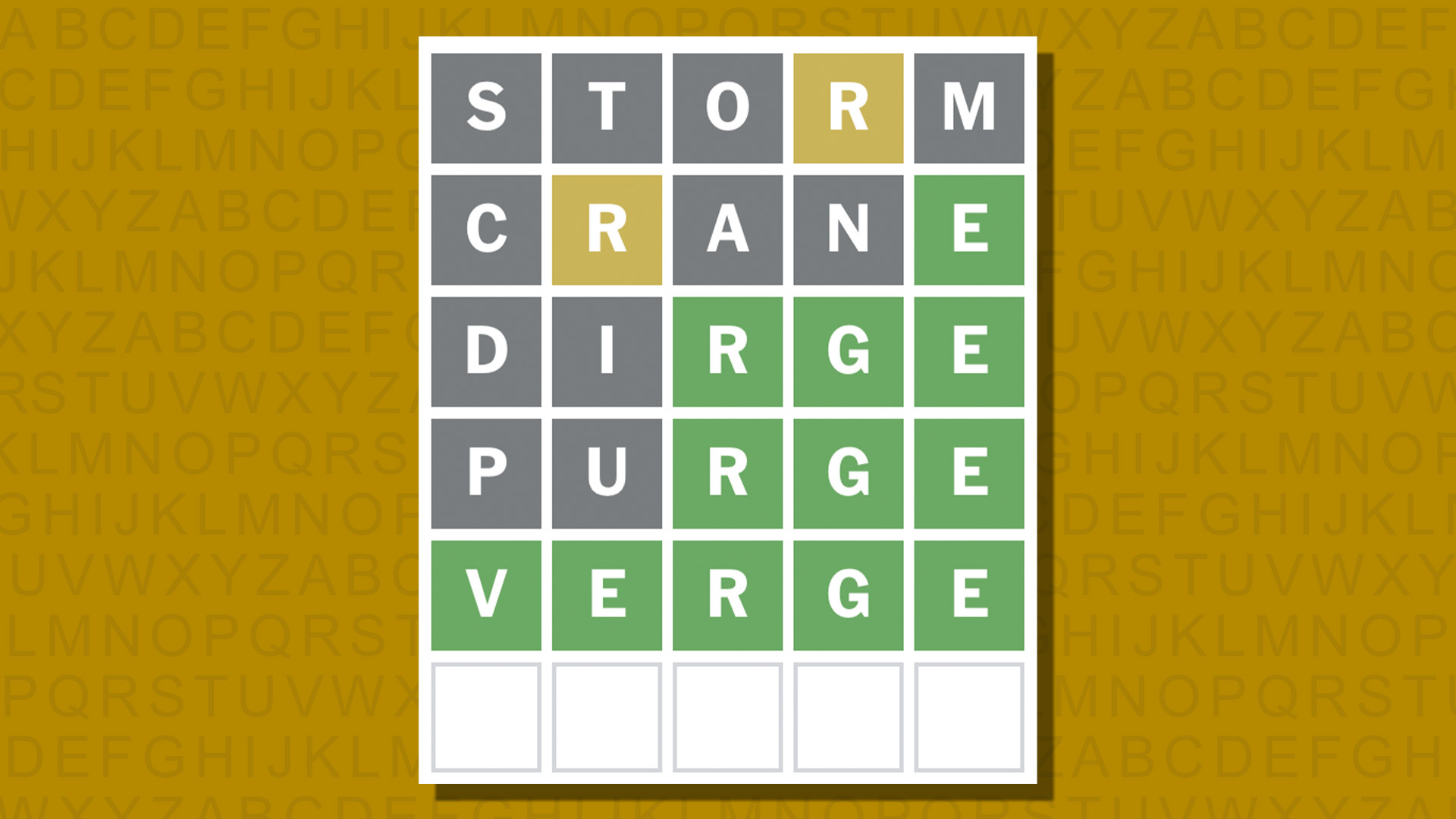 Ответ в формате Word для игры 960 на желтом фоне