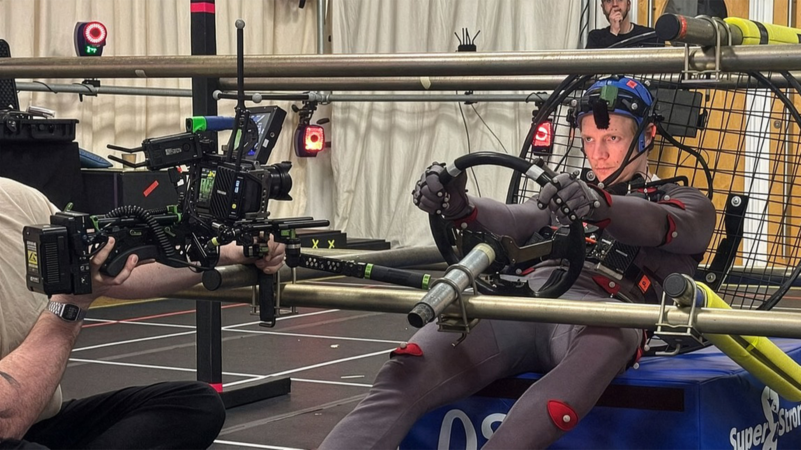 People on a motion capture set