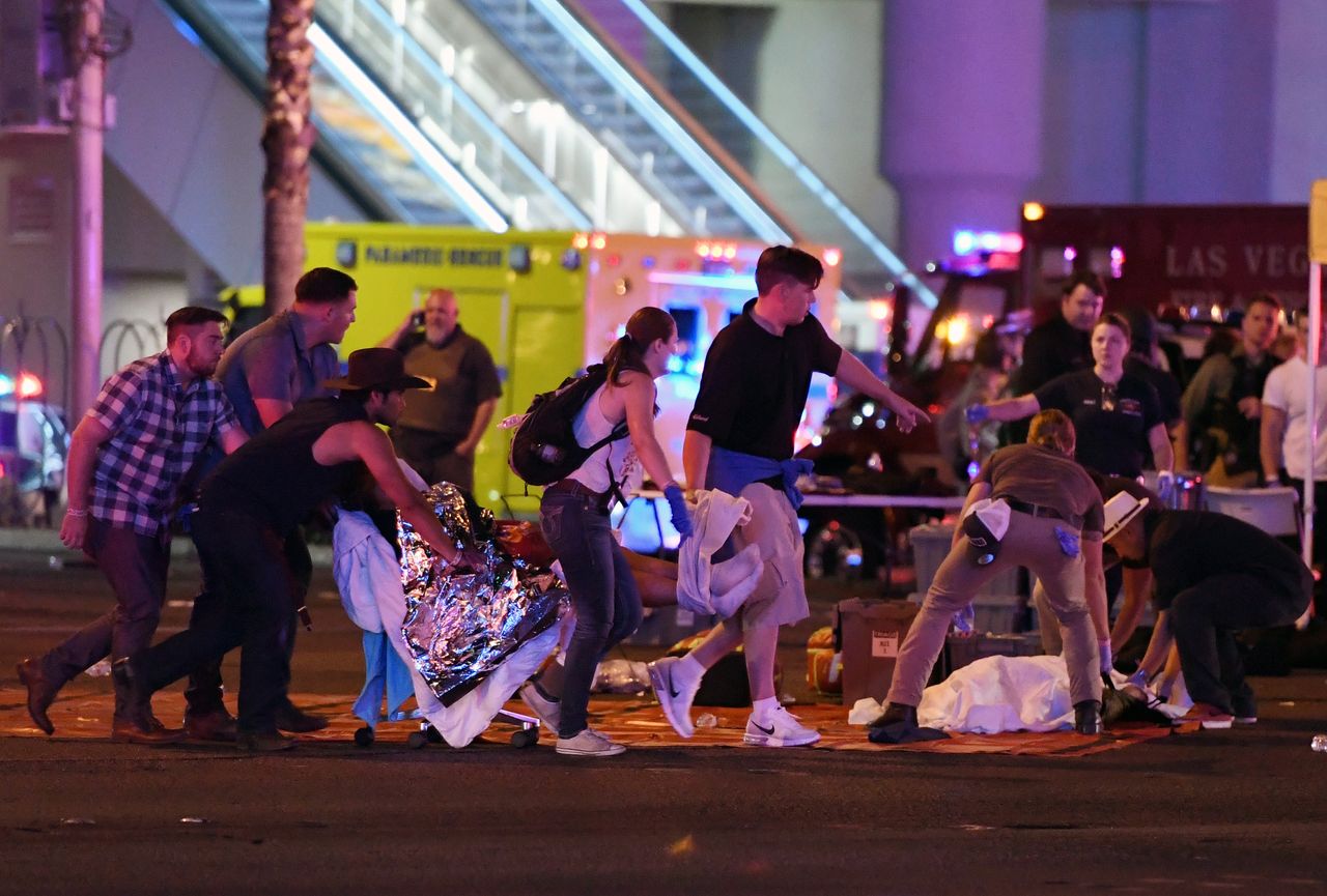 People flee in Las Vegas