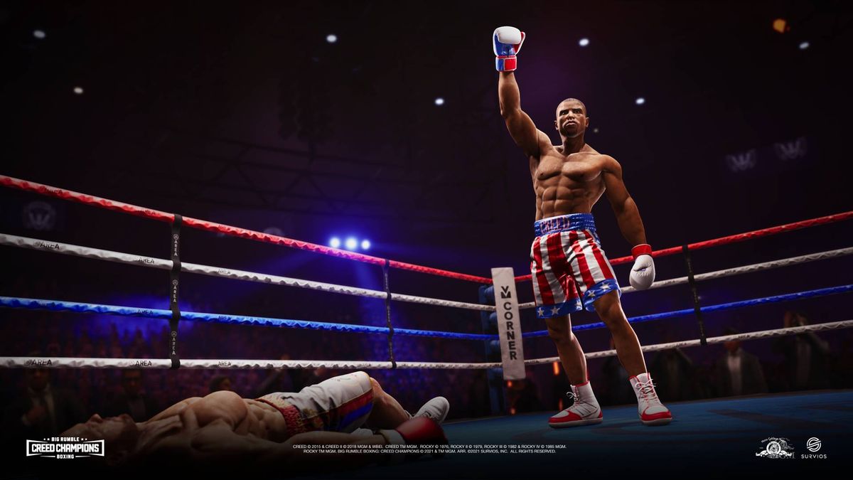 Big Rumble Boxing: Creed Champions Adonis Creed victory