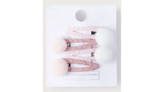 The White Company Pom-Pom Hair Clips - true classics and some of the best hair accessories for girls you'll find