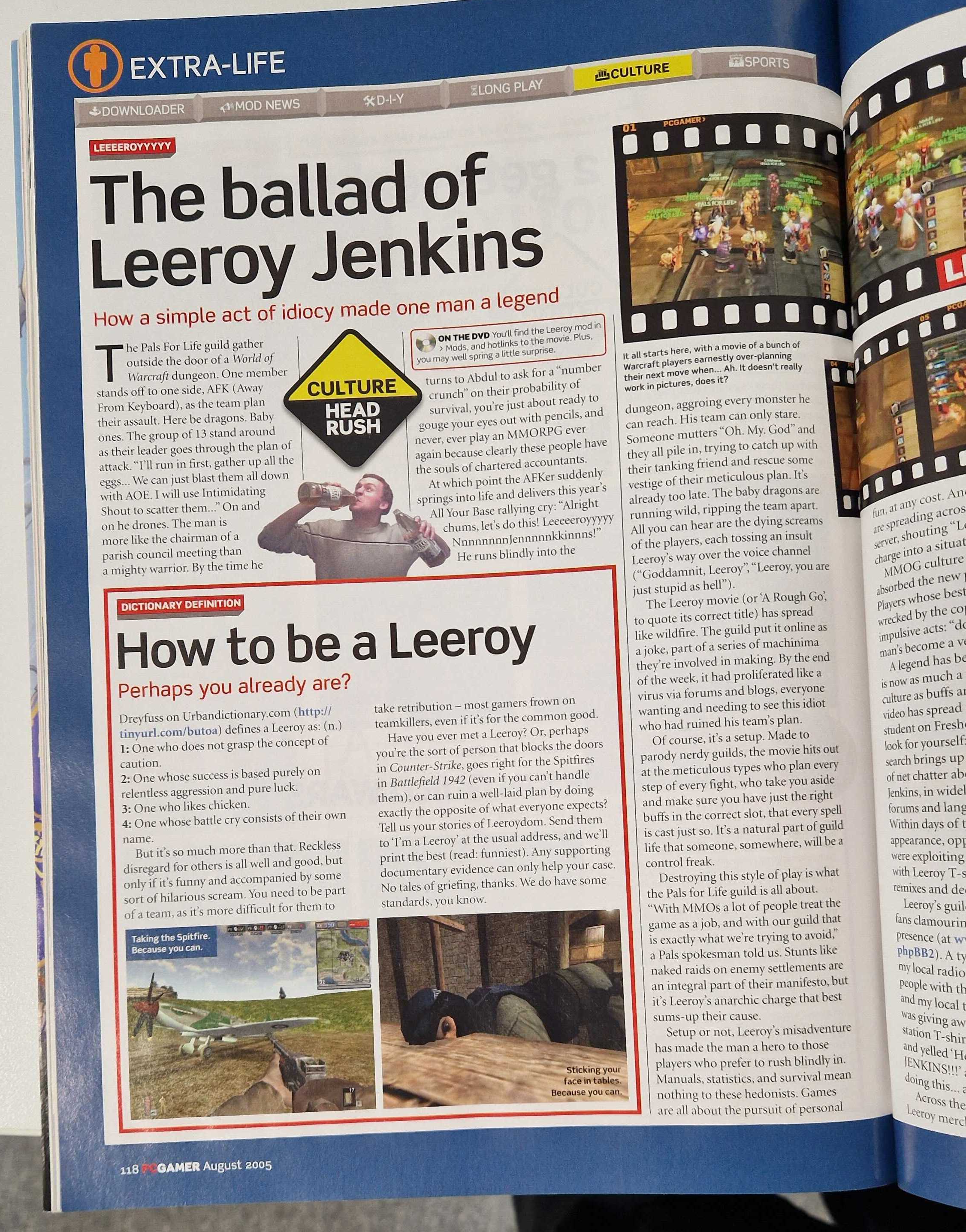 An article from PCGUK's 2005 issue titled 