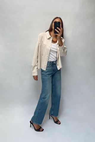 Faux Suede Jacket