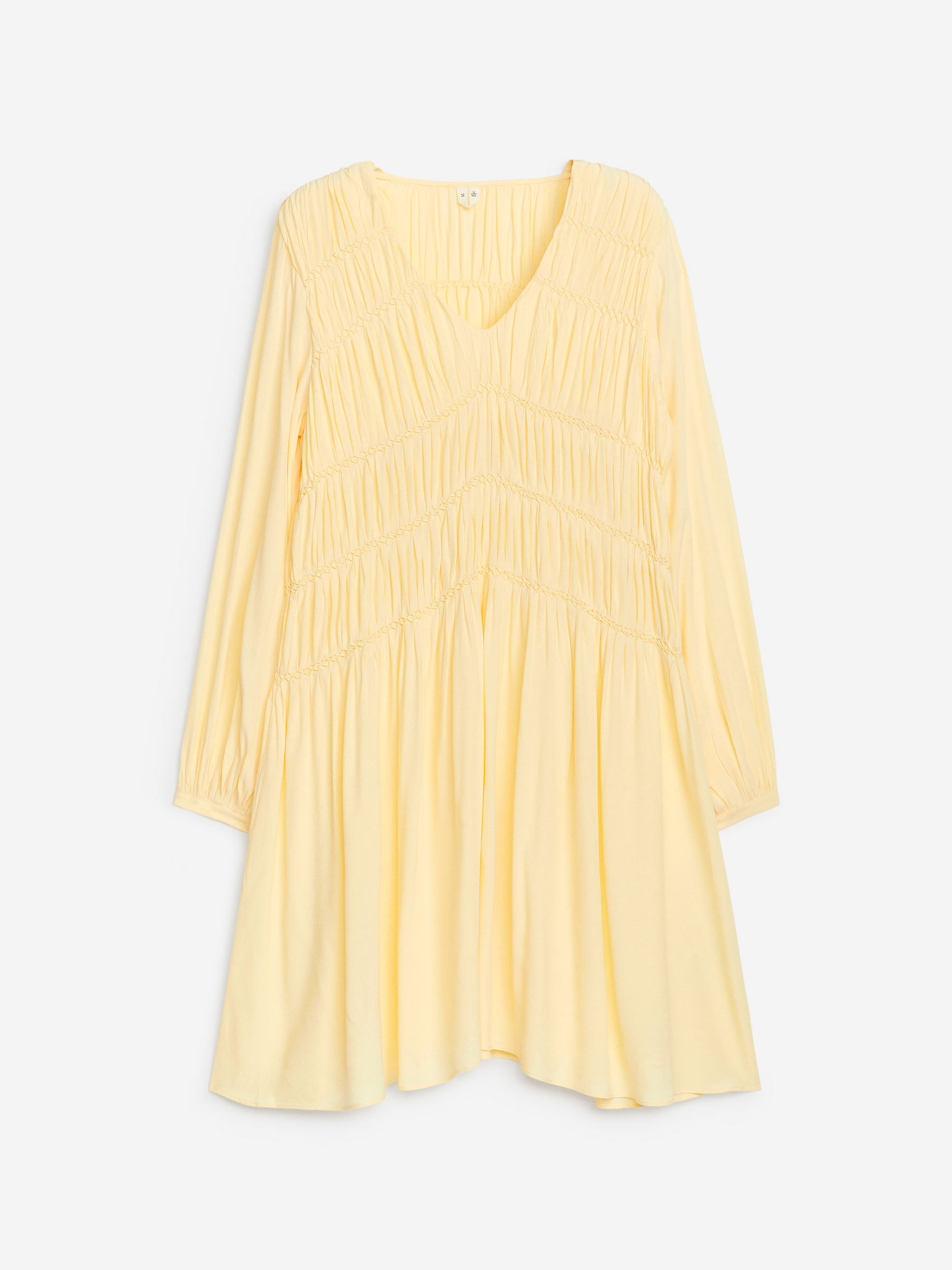 Midi Smock Dress 
 Pale Yellow 
 Women 
 Arket Gb
