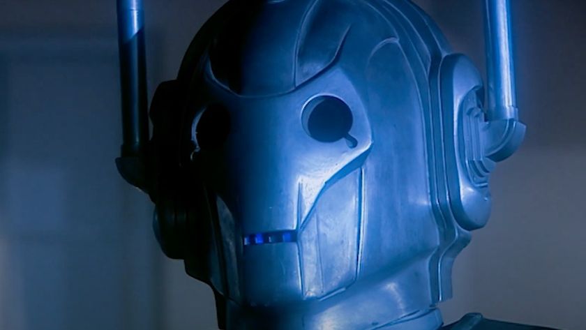 A Cyberman about to destroy humanity