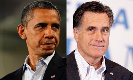 After a trio of victories on Tuesday night, Mitt Romney didn&amp;#039;t once mention his GOP rivals by name, instead training his rhetorical fire on President Obama.