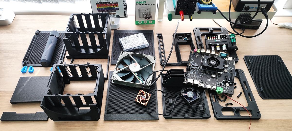 I'm building a media server out of leftover PC parts and a 3D printed case