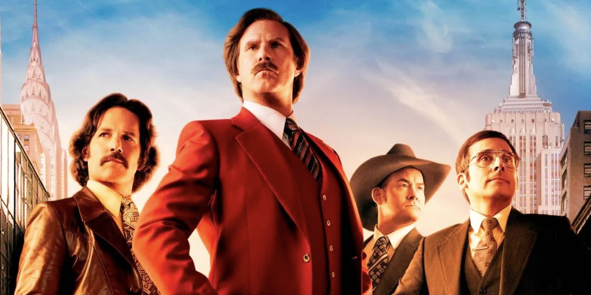 Anchorman 2 The Legend Continues Paul Rudd Brian Fantana Will Ferrell Ron Burgundy