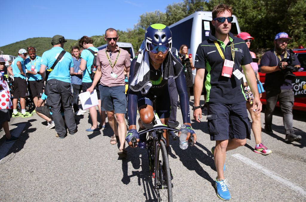 Nairo Quintana (Movistar) after his time trial