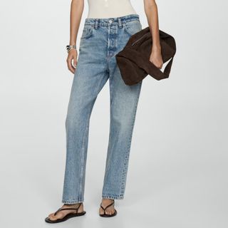 Mango straight leg jeans