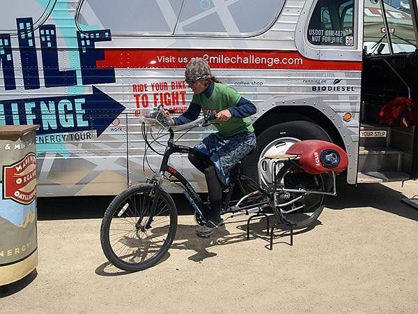 Clif Bar is still forging ahead on its sustainability path as demonstrated by this human-powered stereo.