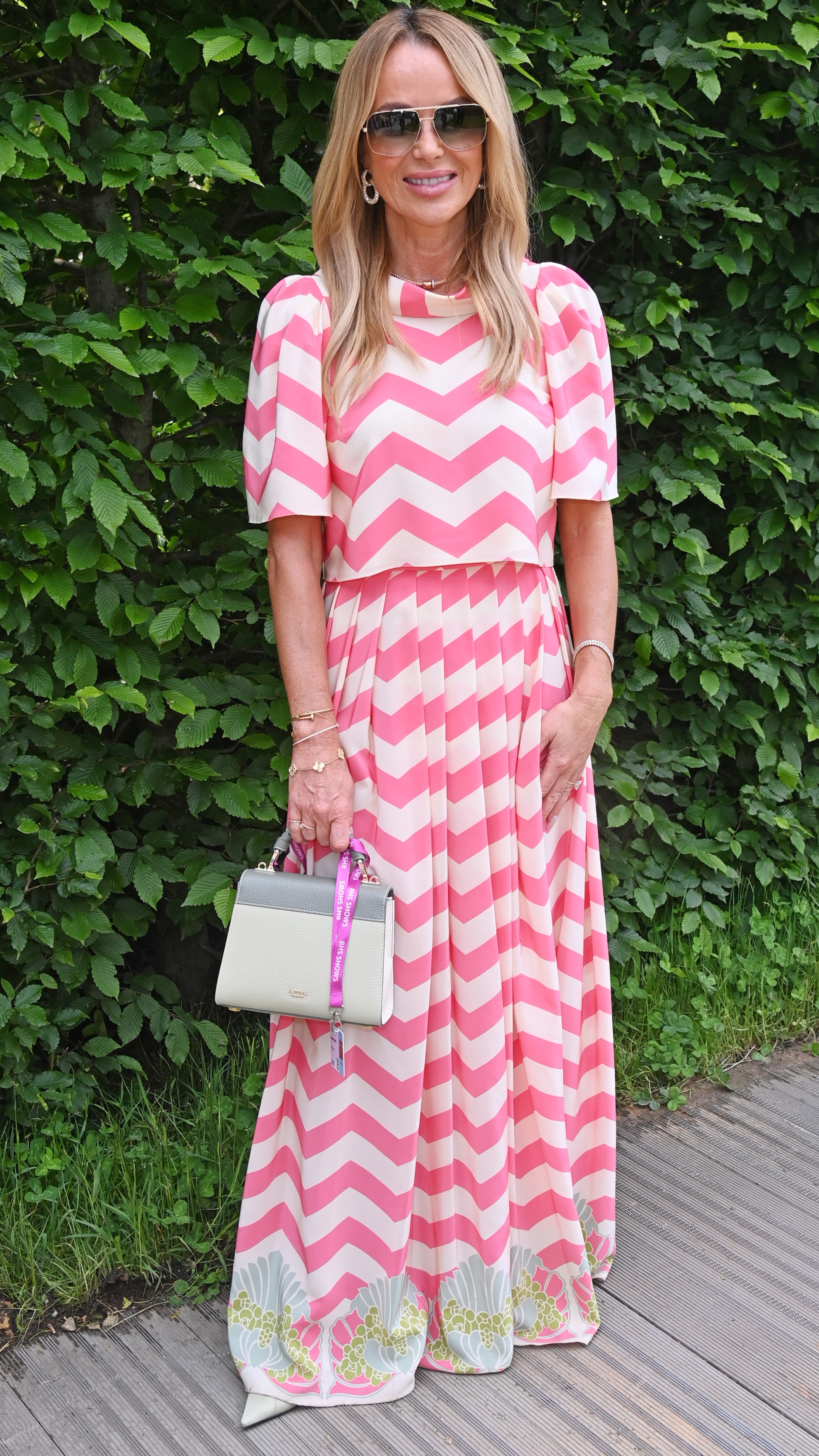 Amanda Holden attends The RHS Chelsea Flower Show 2025 on May 19, 2025 in London