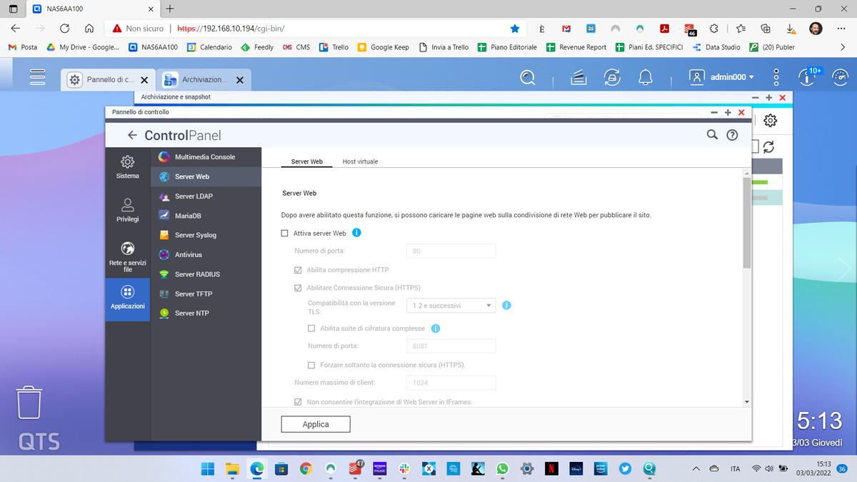 Qnap QTS 5.0