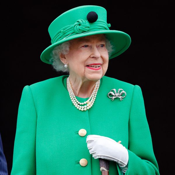 The Queen Helped the Crown Princess of Greece With Her Wedding Dress as They Posed for a Portrait