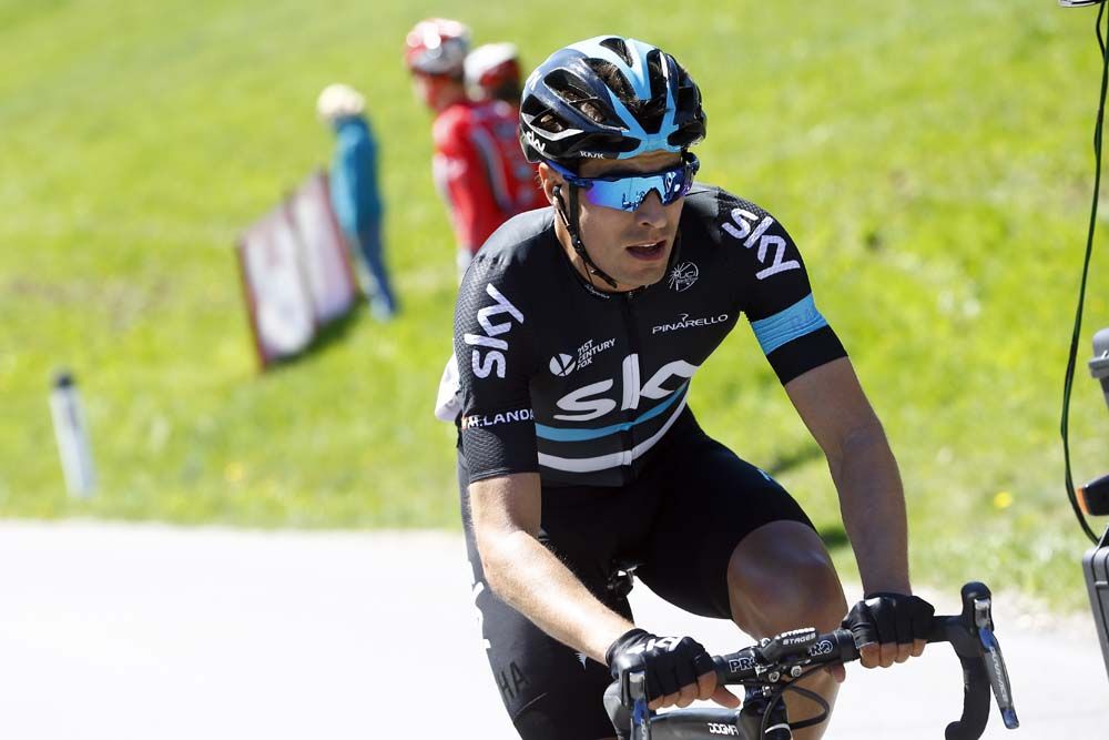 Mikel Landa (Team Sky) went deep to win alone
