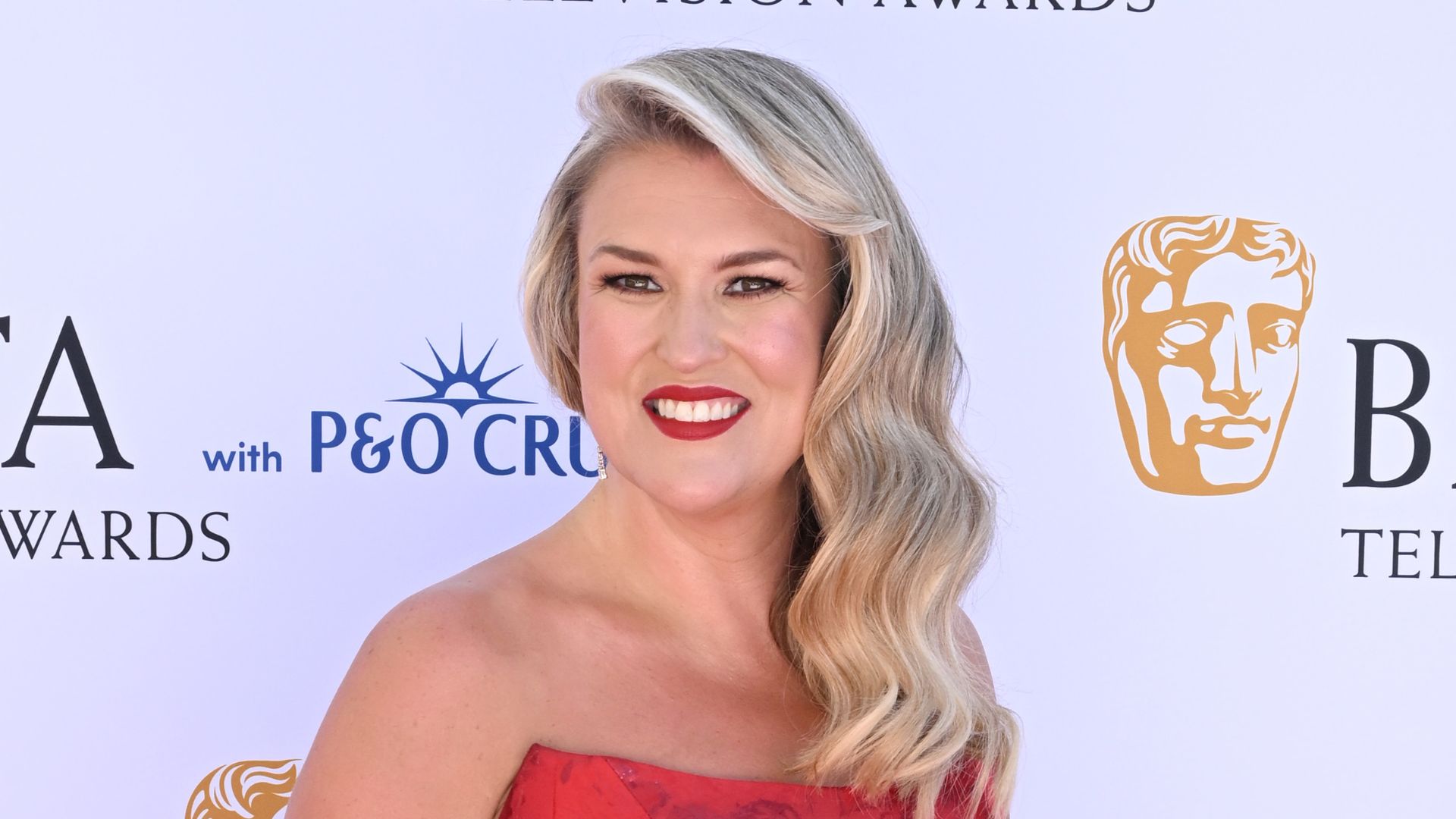 Sara Davies at the 2025 BAFTAS
