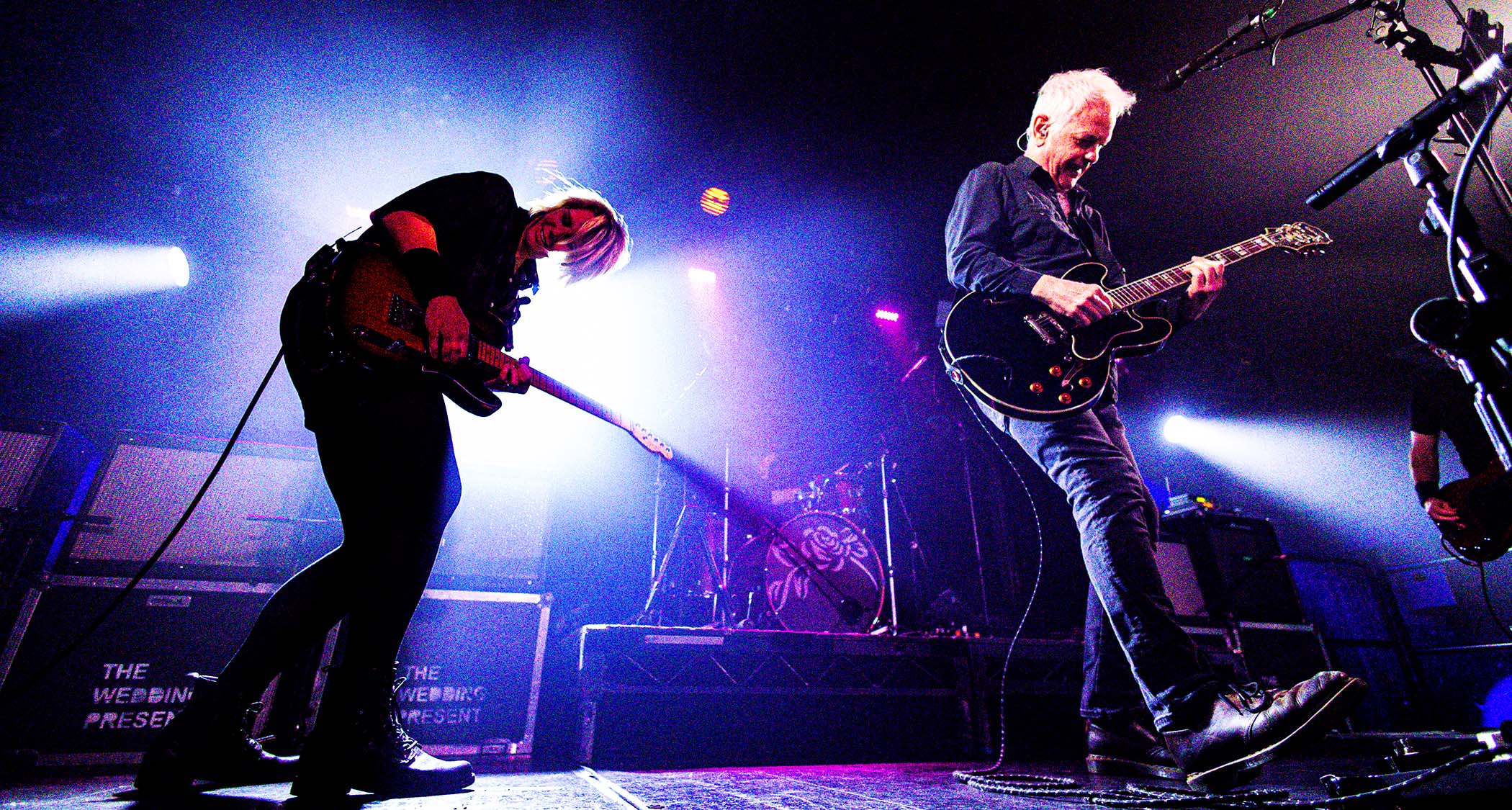 The Wedding Present's David Gedge and Rachael Wood perform live in Birmingham