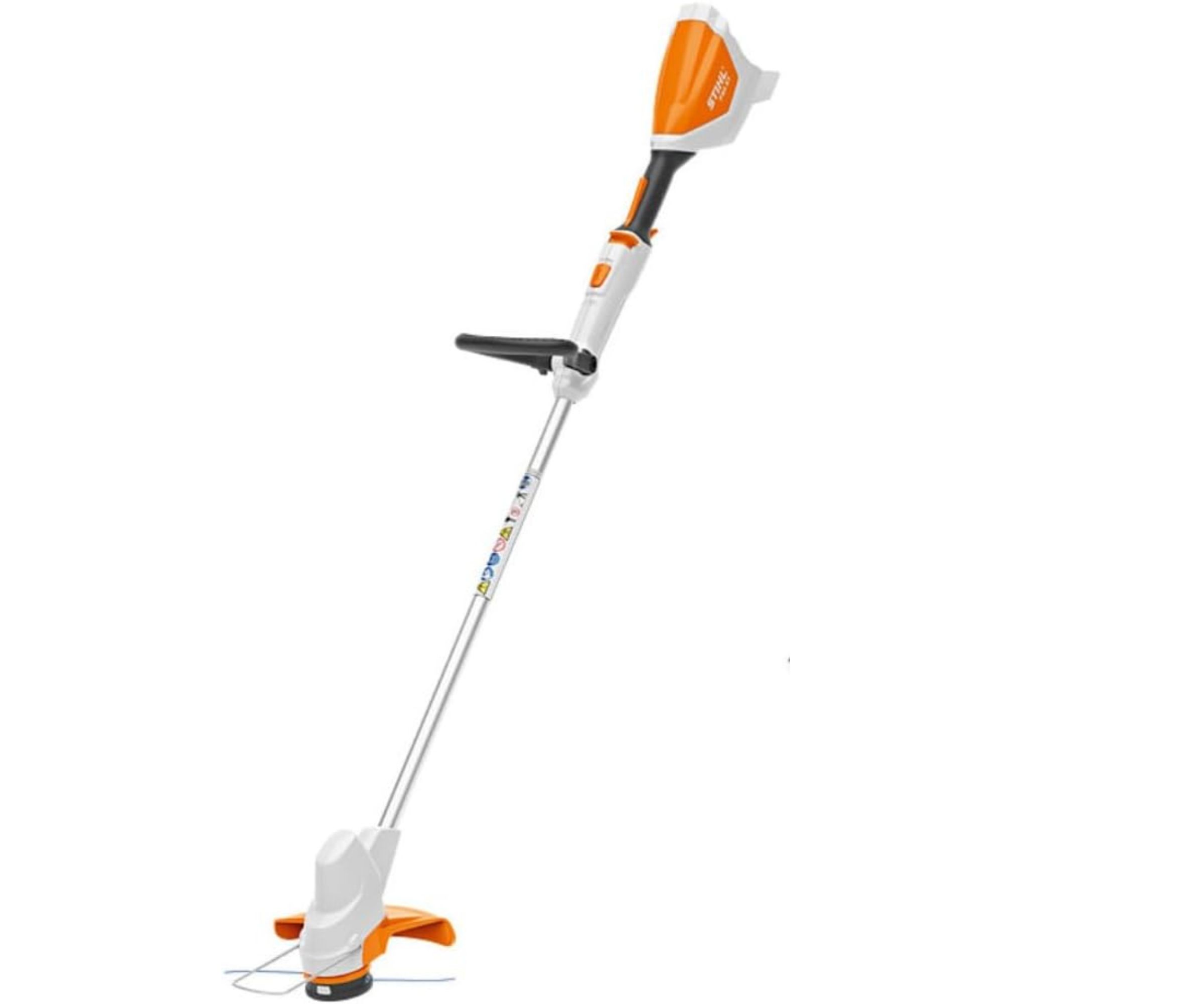 Stihl FSA 57 Compact Battery Brush Cutter Set cut out on white background