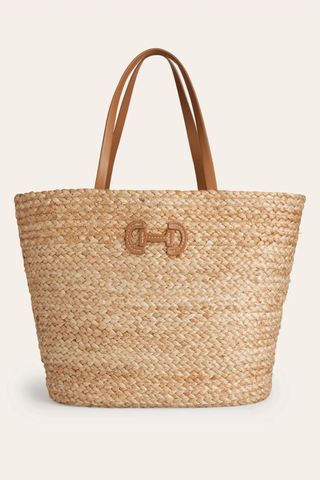 large straw bag