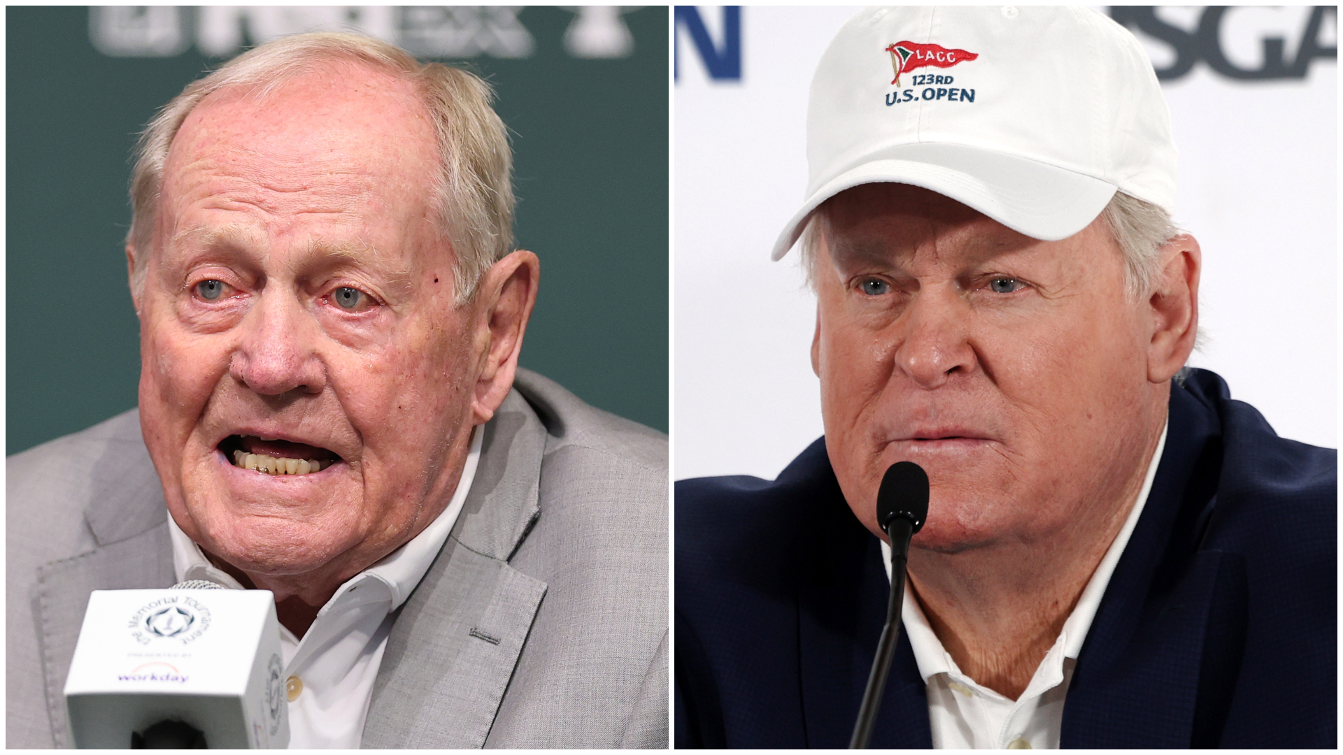 Johnny Miller and Jack Nicklaus 