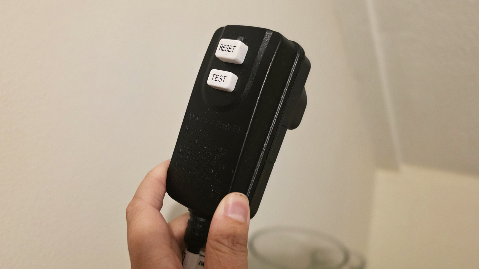 Ninja Artisan oven plug with test button