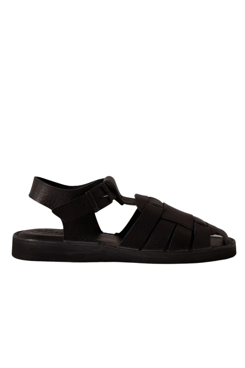 Fracap Leather Sandals | Black
