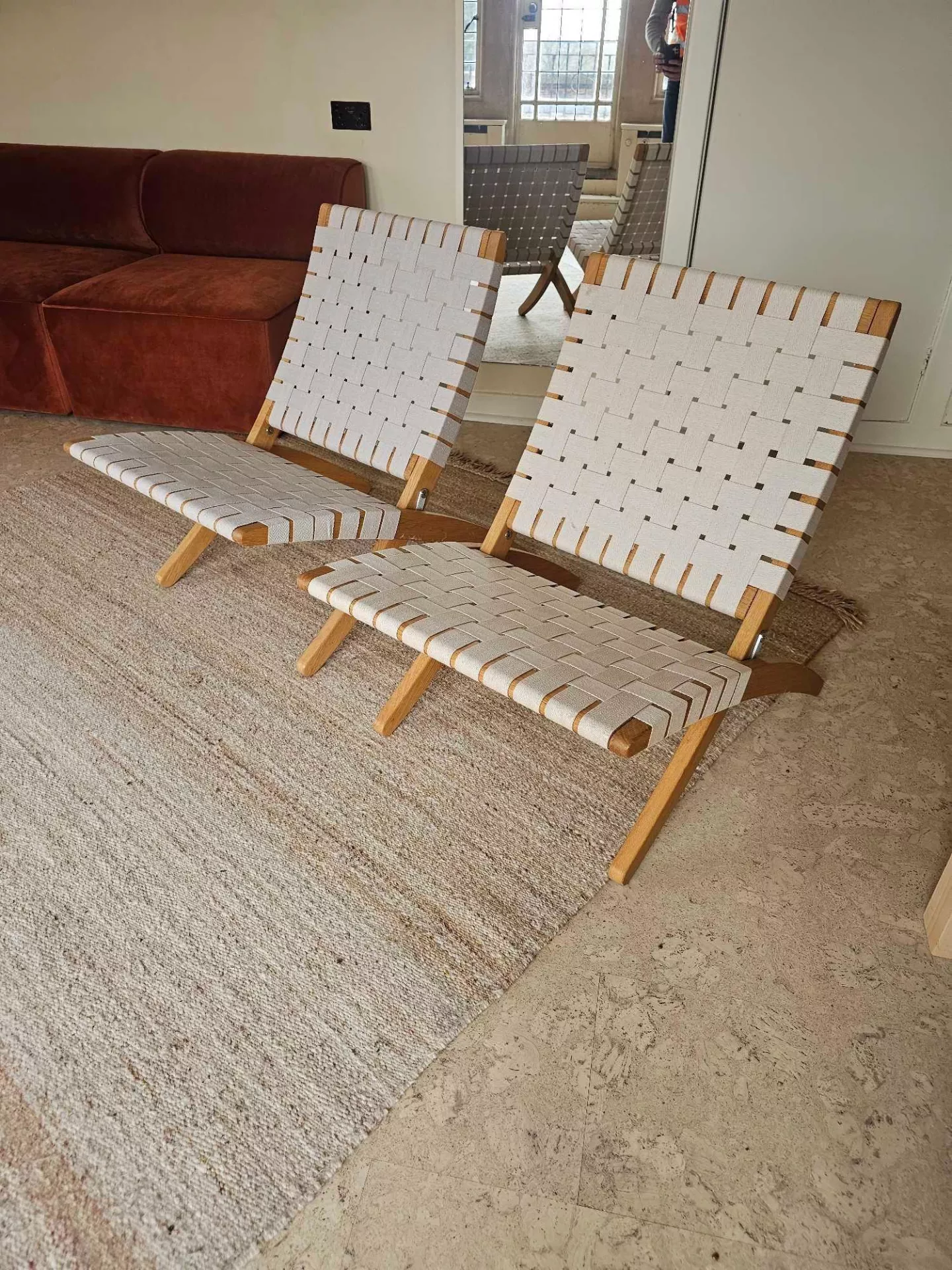 Bidspotter, Lounge Chairs by Carl Hansen &amp;amp; S&amp;oslash;n Designed by Morten G&amp;oslash;ttler, Set of 2
