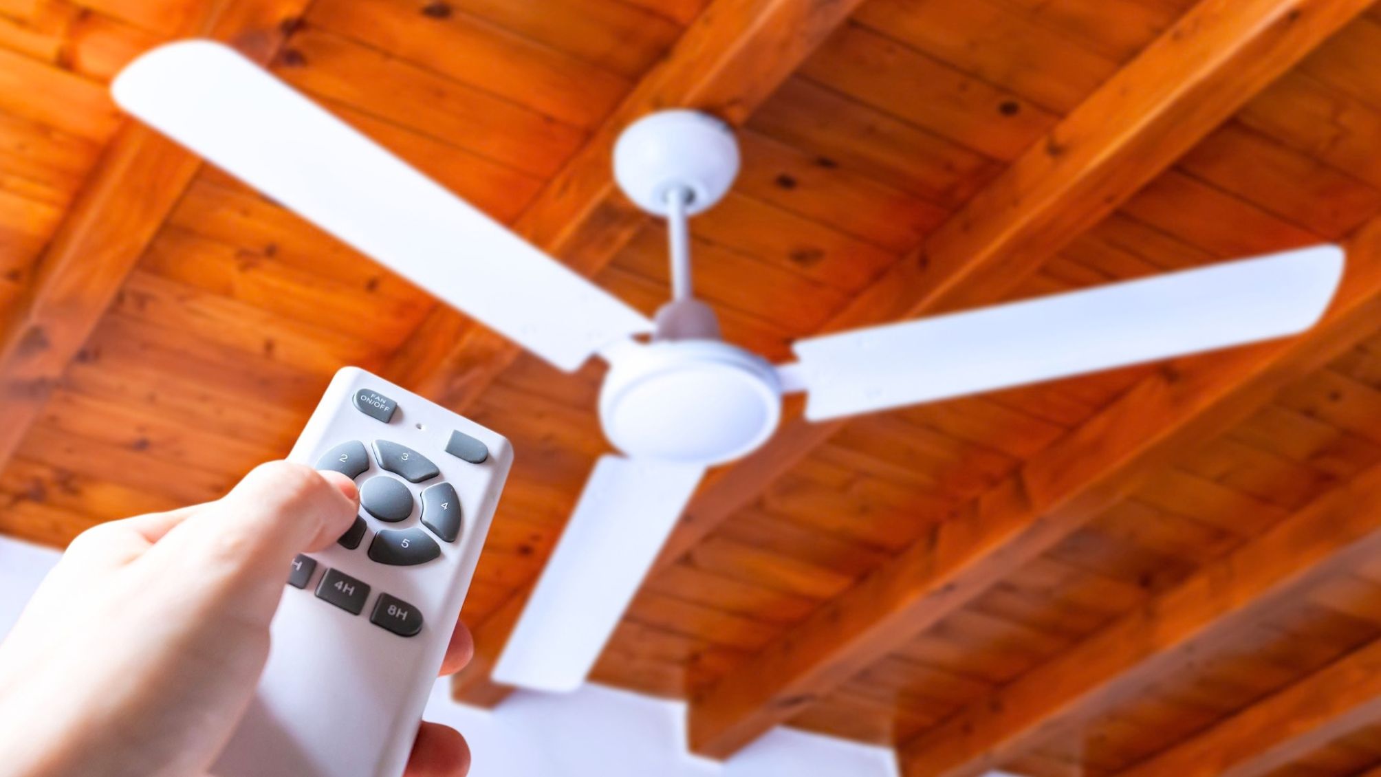 2. Reverse your ceiling fans
