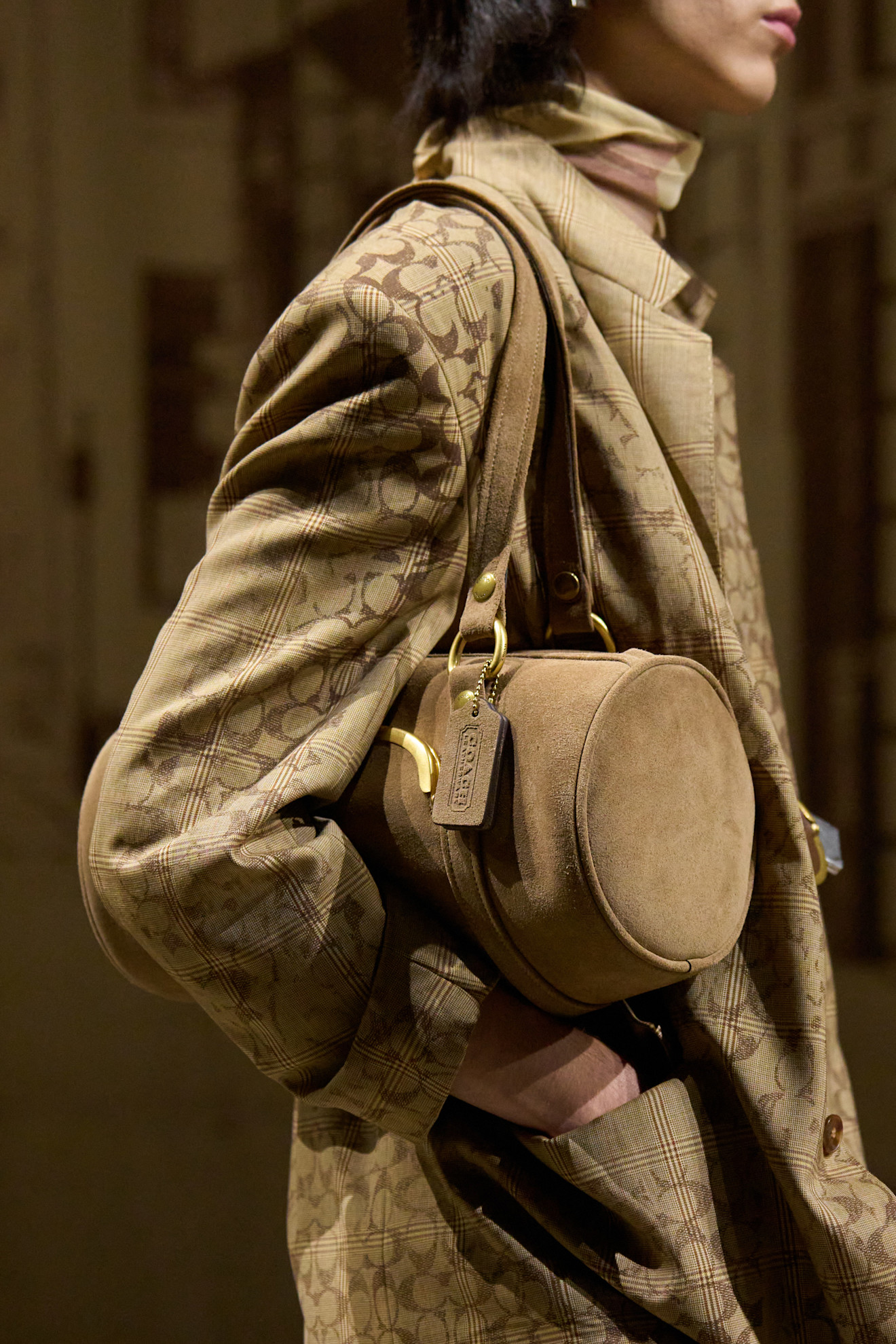 Coach Kisslock Barrel Bag on the Spring 2026 runway