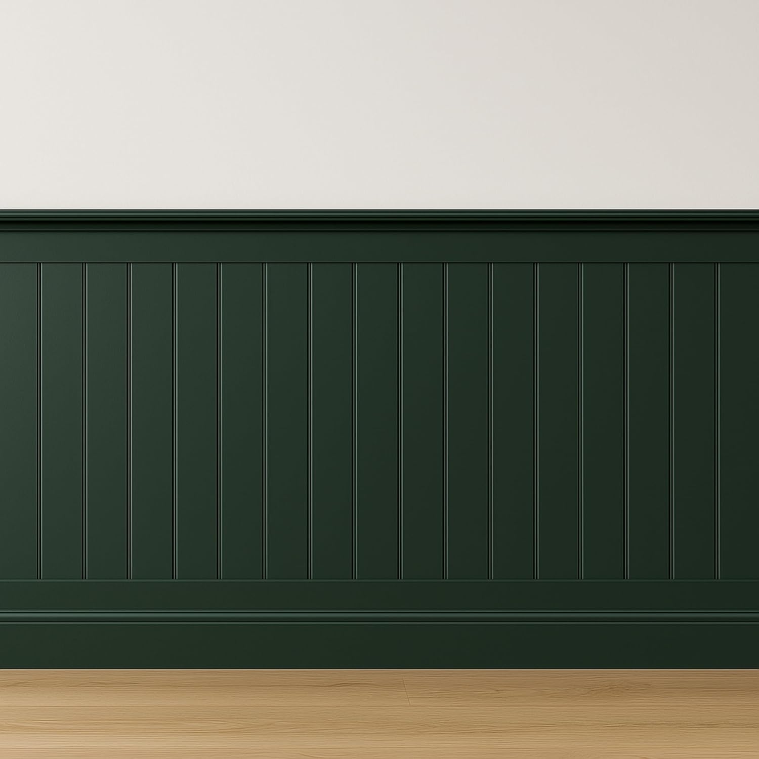 Tongue &amp;amp; Groove Mdf Wall Panels With Adhesive &amp;ndash; V-Groove Paintable 3d Panelling &amp;ndash; 600mm Wide &amp;ndash; Moisture-Resistant Decorative Panels for Hallways, Bathrooms &amp;amp; Interiors (kit 3)