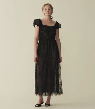 DÔEN, Pamelina Dress -- Black Lace