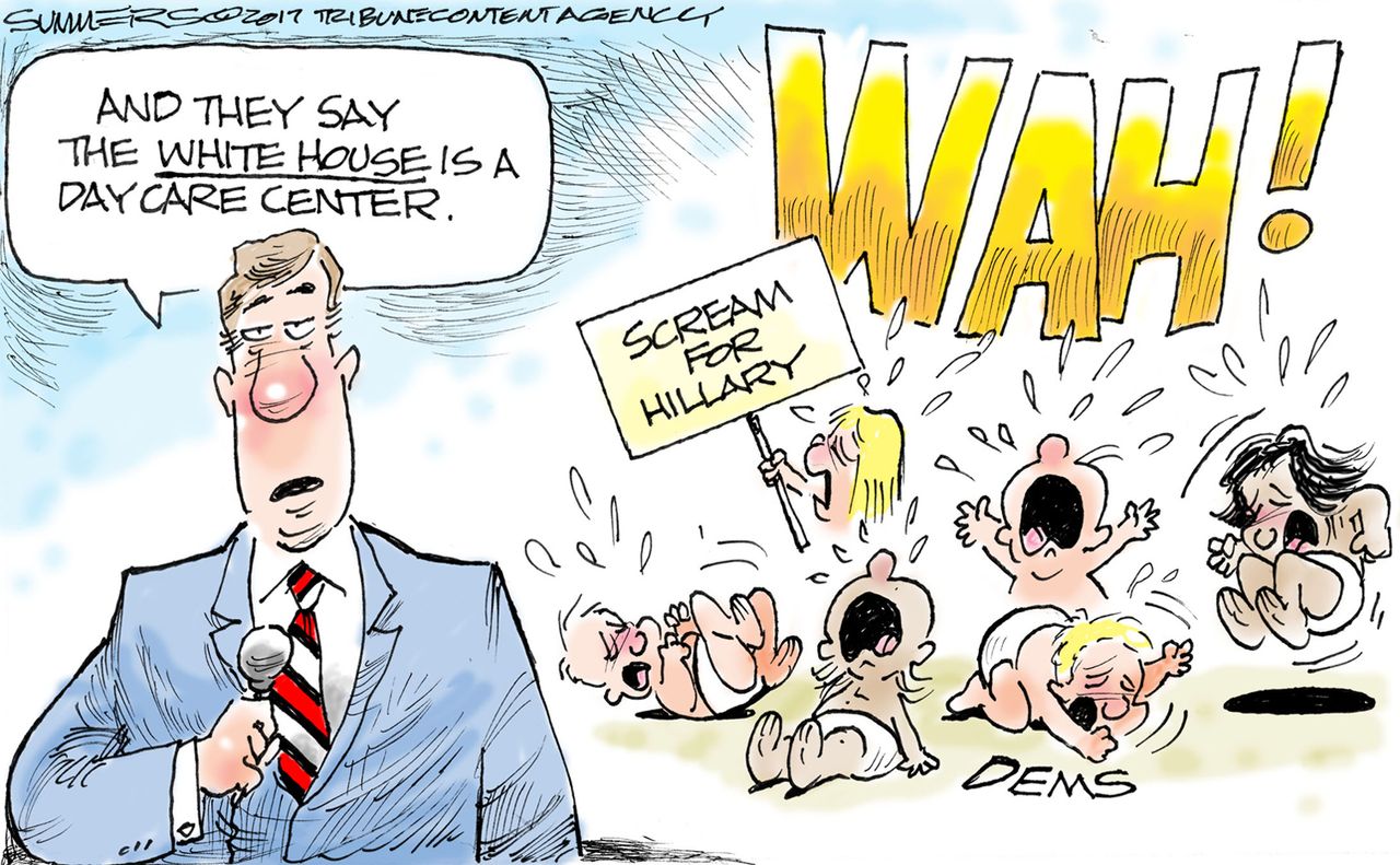 Political cartoon U.S. Hilary Clinton Democrats