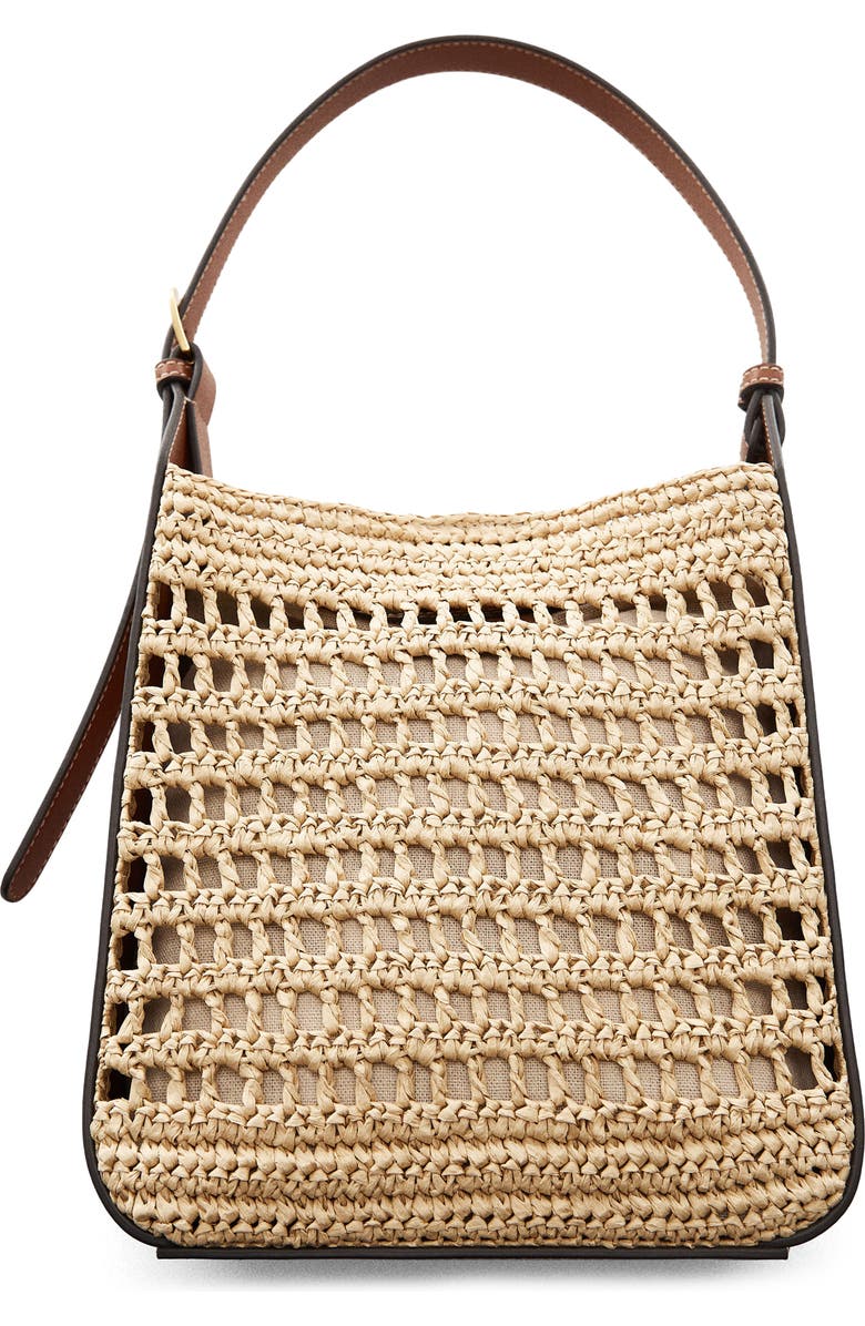 Large Valeta Crocheted Raffia Bag