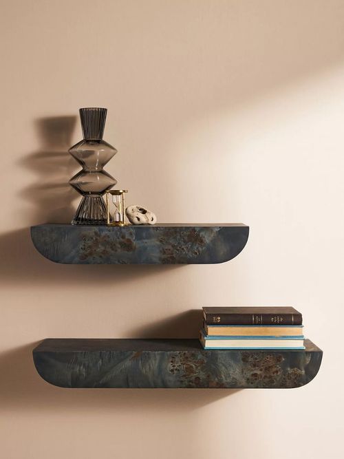 Tamara Floating Burl Shelf