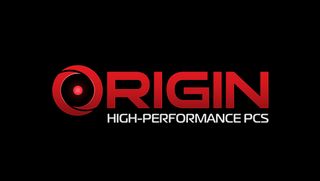 The Origin PC logo on a black background with the slogan 'High-Performance PCs'