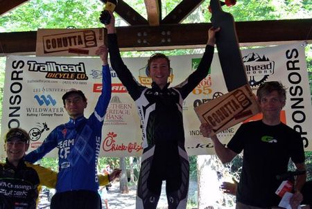 Cohutta 100 men's podium