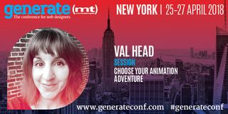 Val Head is giving her talk Choose Your Animation Adventure at Generate New York from 25-27 April 2018