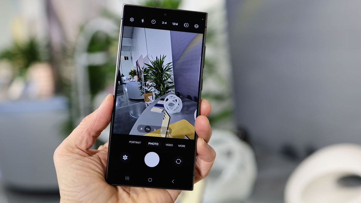 Samsung Galaxy S24 Ultra camera app views