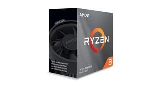 AMD Ryzen 3 5300G against a white background