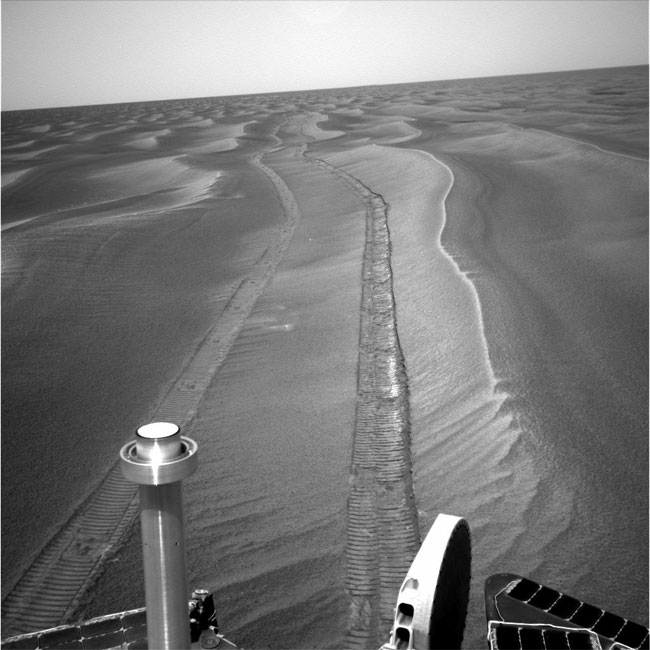 Mars Rovers Wheel Onward