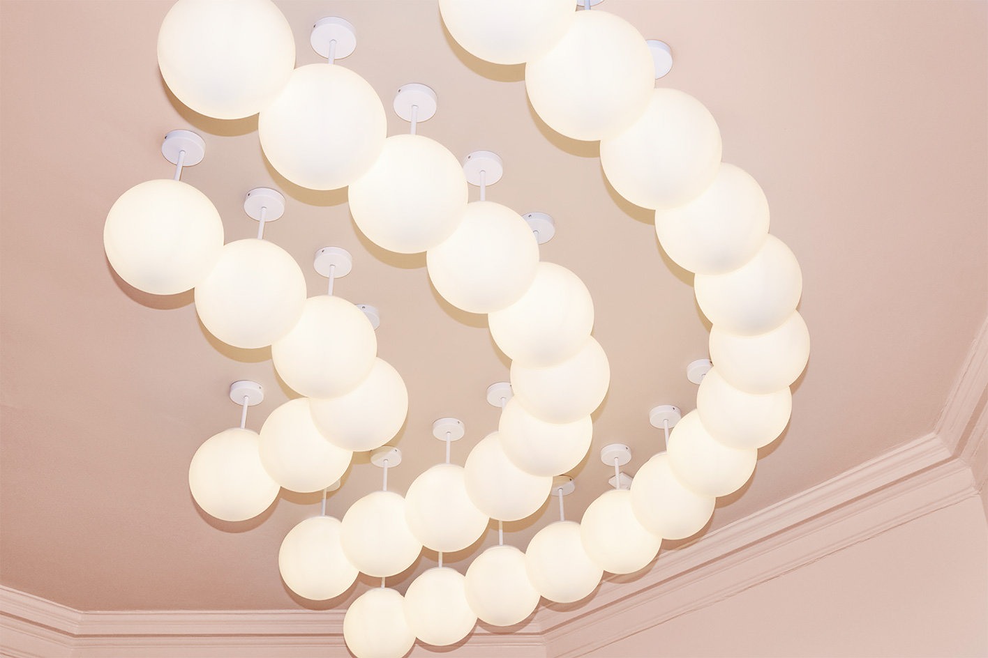 Ceiling with lights