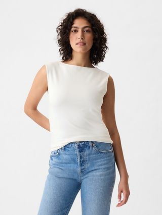 Modern Boatneck Top