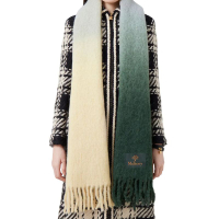 Mulberry Ombré Alpaca Blend Scarf: $355