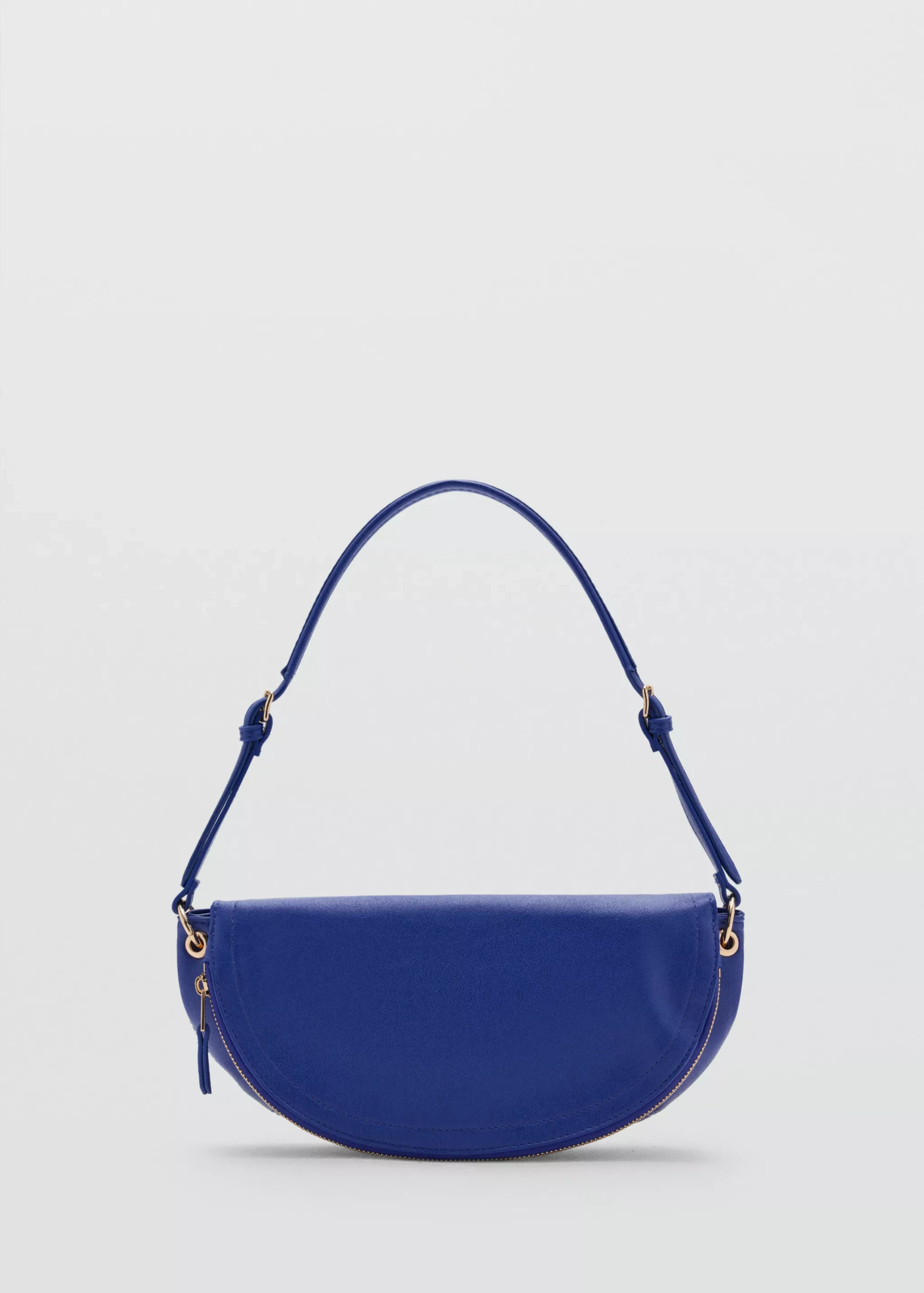 Semi-Circular Faux Leather Shoulder Bag - Women | Mango United Kingdom