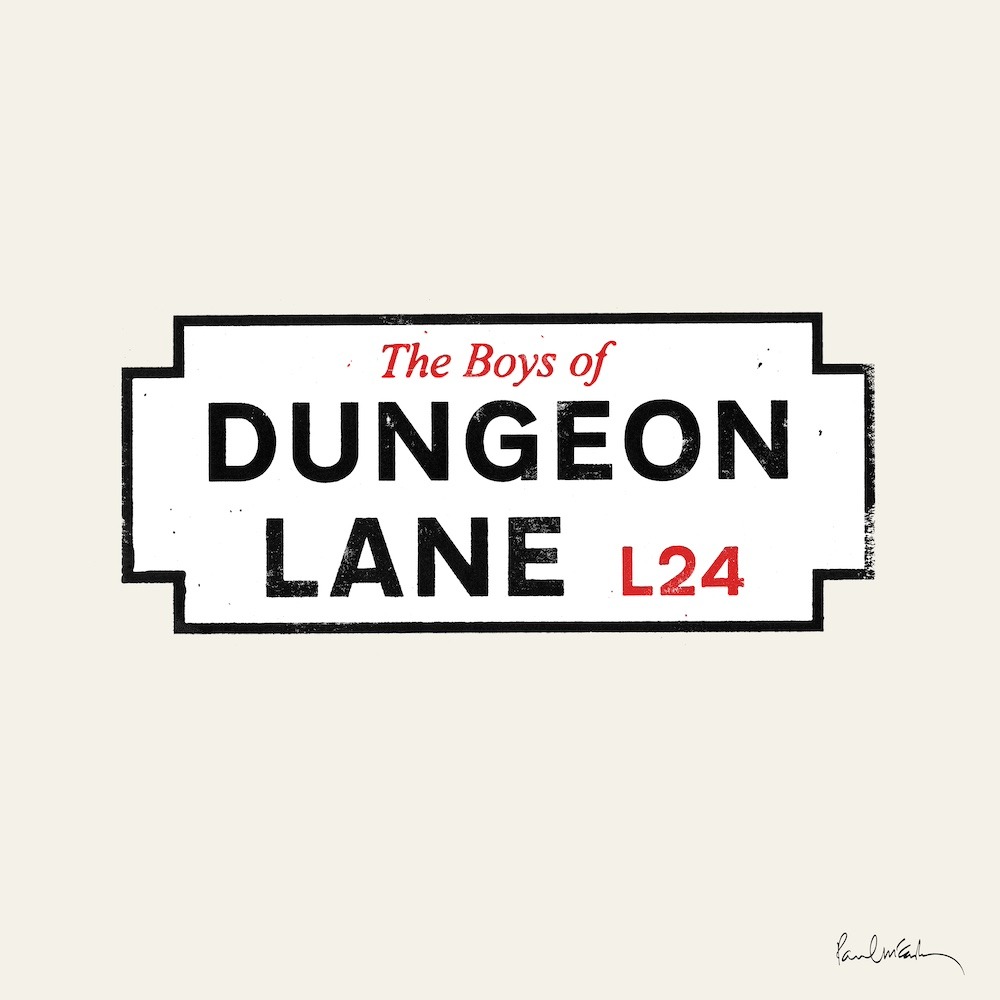 an image of the album cover for the upcoming "the boys of dungeon lane"