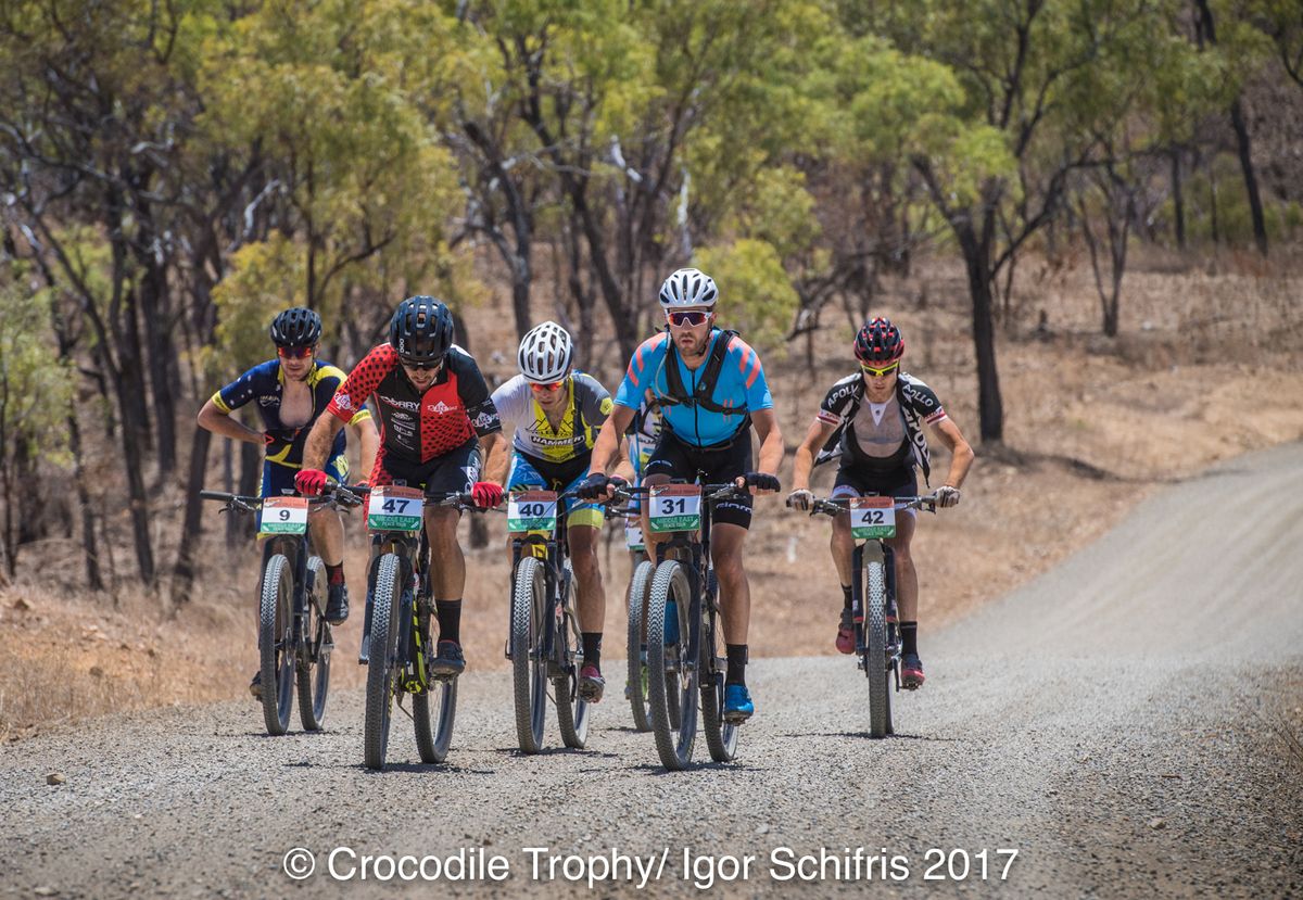 Australians on the chase (l-r): Ben May, Peter Lister, Daniel Beresford, Alex Malone and Grant Webster