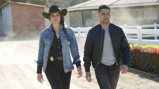 Katrina Law and Wilmer Valderrama in NCIS' Texas episode