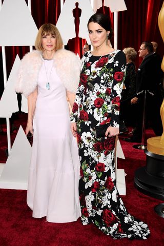 Anna Wintour & Bee Shaffer At The Oscars, 2015