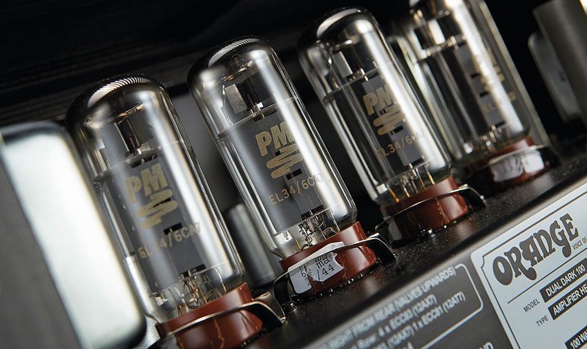 The head packs two 12AX7 valves per channel in the preamp and four EL34s